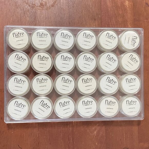 Flaire by Creative Co-Op Verbena Scent Sample Wickless Candle Lot of 24 - Picture 1 of 4
